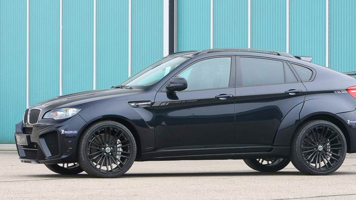 Side Pose Of G-Power BMW X6 M Typhoon Wide Body In Black